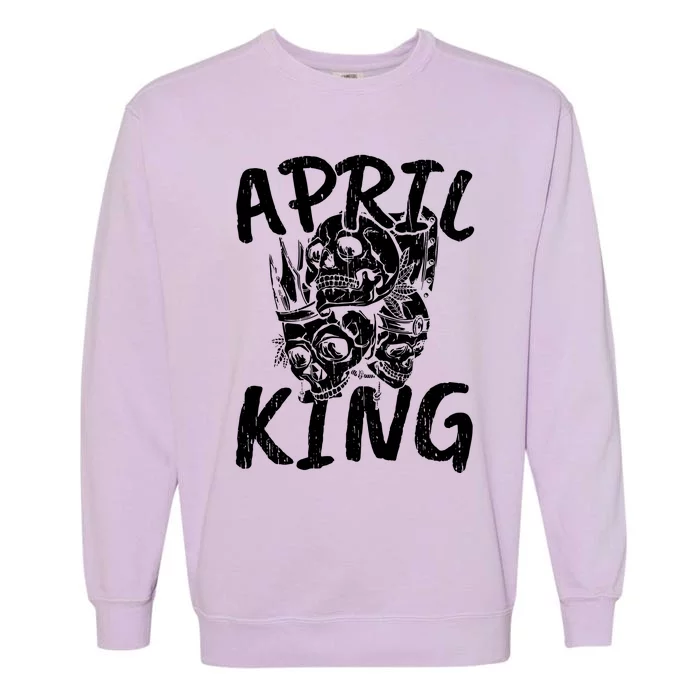 April Birthday Garment-Dyed Sweatshirt