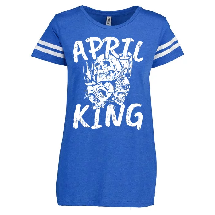 April Birthday Enza Ladies Jersey Football T-Shirt