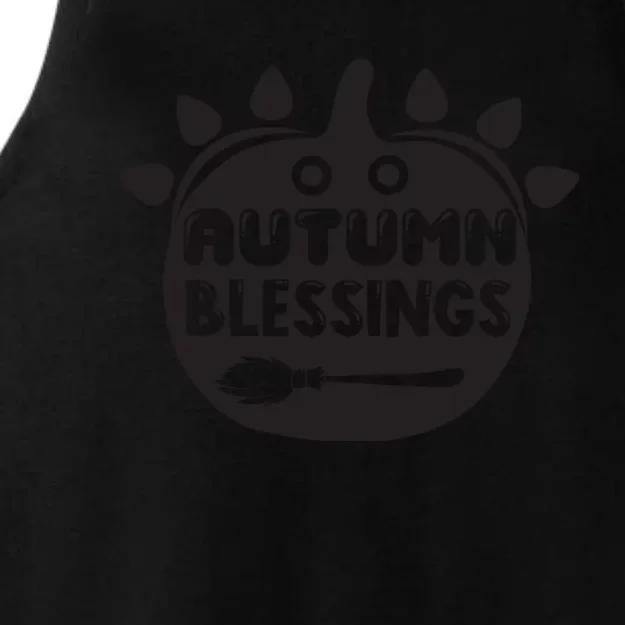 Autumn Blessings Ladies Tri-Blend Wicking Tank