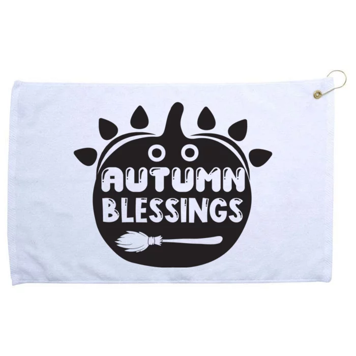 Autumn Blessings Grommeted Golf Towel