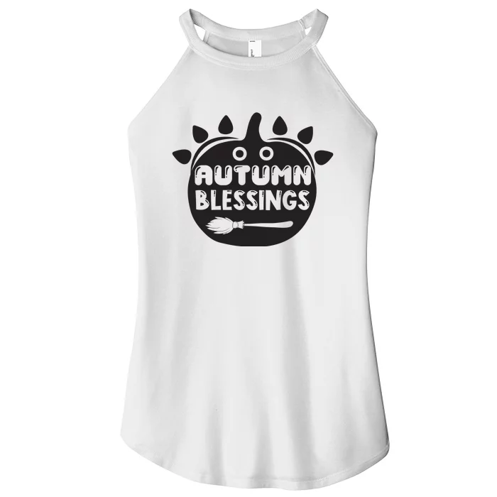 Autumn Blessings Women’s Perfect Tri Rocker Tank