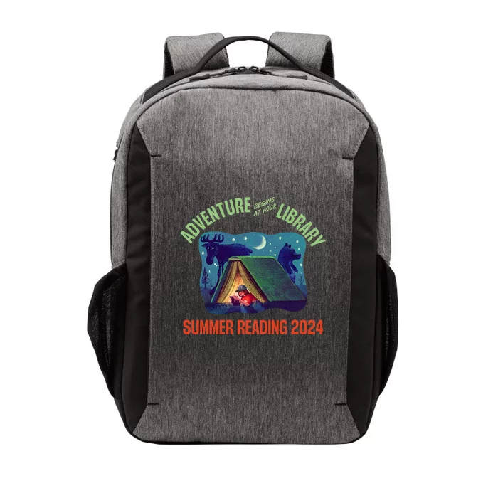 Adventure Begins At Your Library Summer Reading Program 2024 Vector Backpack