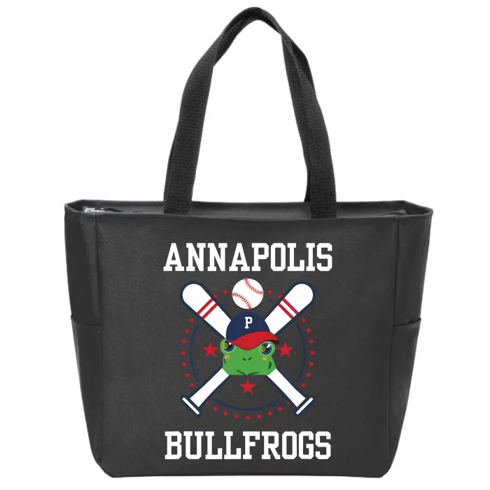 Annapolis Bullfrogs Zip Tote Bag