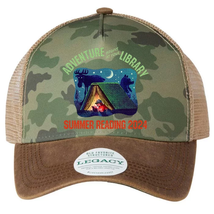 Adventure Begins At Your Library Summer Reading Program 2024 Legacy Tie Dye Trucker Hat