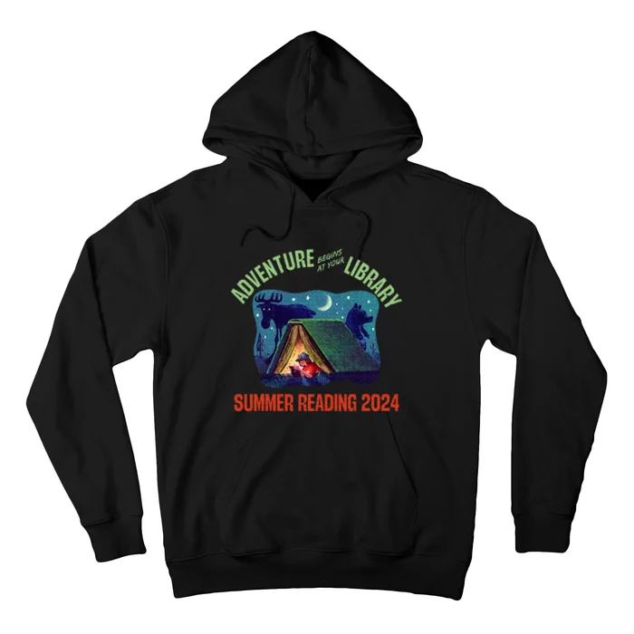 Adventure Begins At Your Library Summer Reading Program 2024 Hoodie