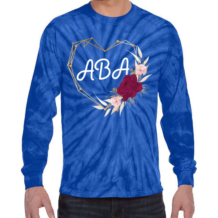 Applied Behavior Analysis Aba Squad Behaviors Team Analyst Gift Tie-Dye Long Sleeve Shirt