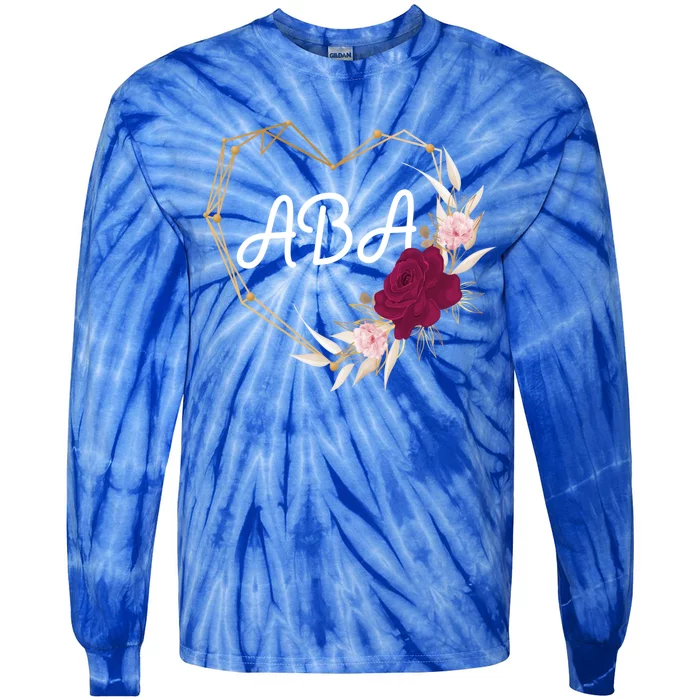 Applied Behavior Analysis Aba Squad Behaviors Team Analyst Gift Tie-Dye Long Sleeve Shirt