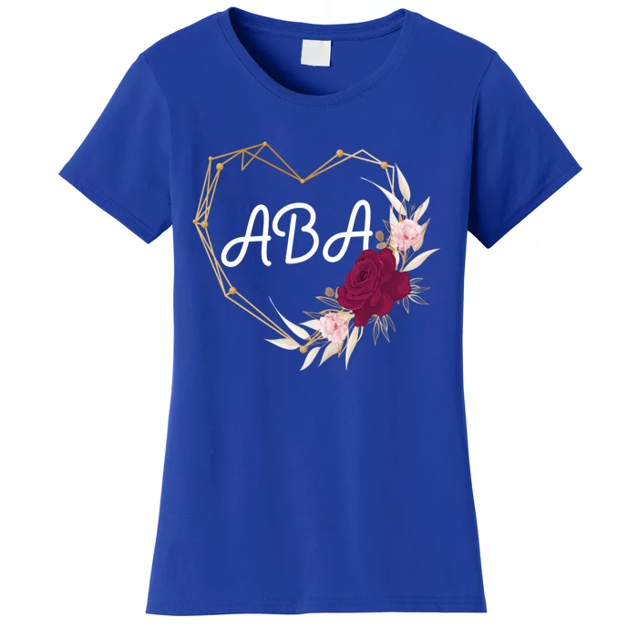 Applied Behavior Analysis Aba Squad Behaviors Team Analyst Gift Women's T-Shirt