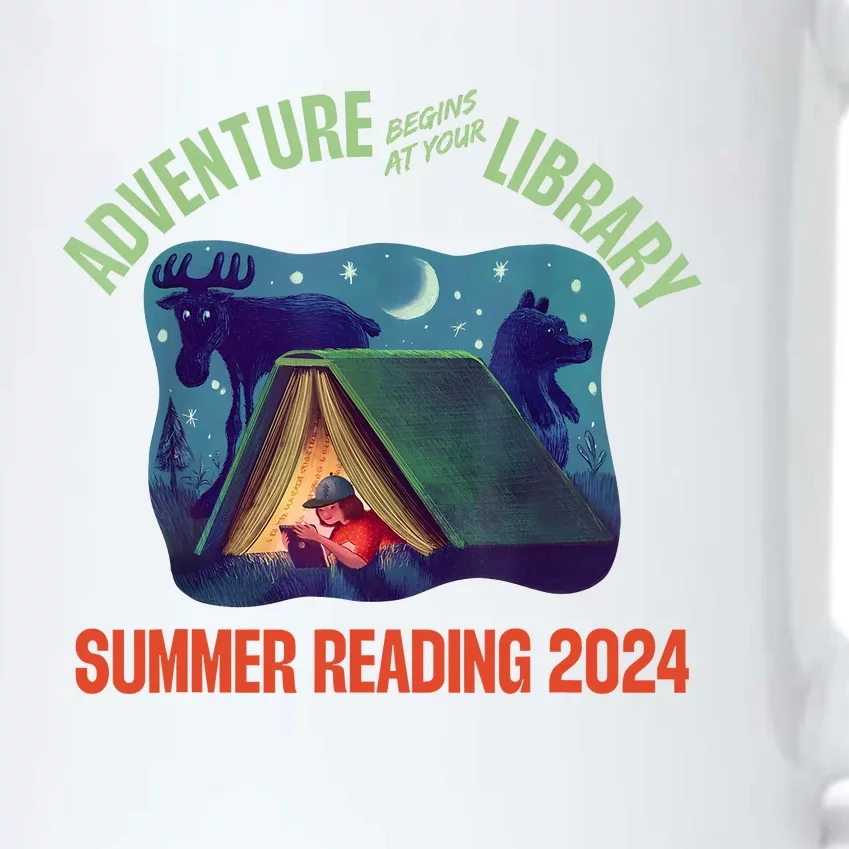 Adventure Begins At Your Library Summer Reading Program 2024 Black Color Changing Mug