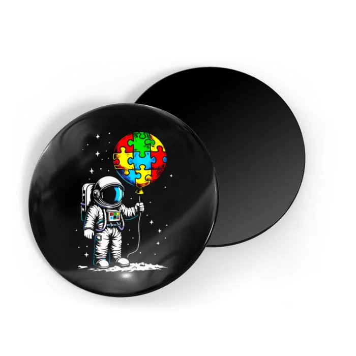 Astronaut Balloon Autism Awareness Space Autistic Boy Magnet