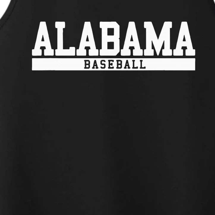 Alabama Baseball Performance Tank