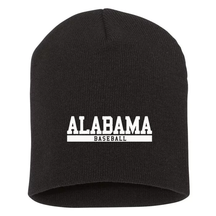 Alabama Baseball Short Acrylic Beanie