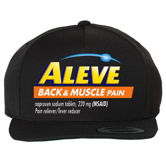 Aleve Back And Muscle Pain Nurse Pharmacy Halloween Costume Wool Snapback Cap