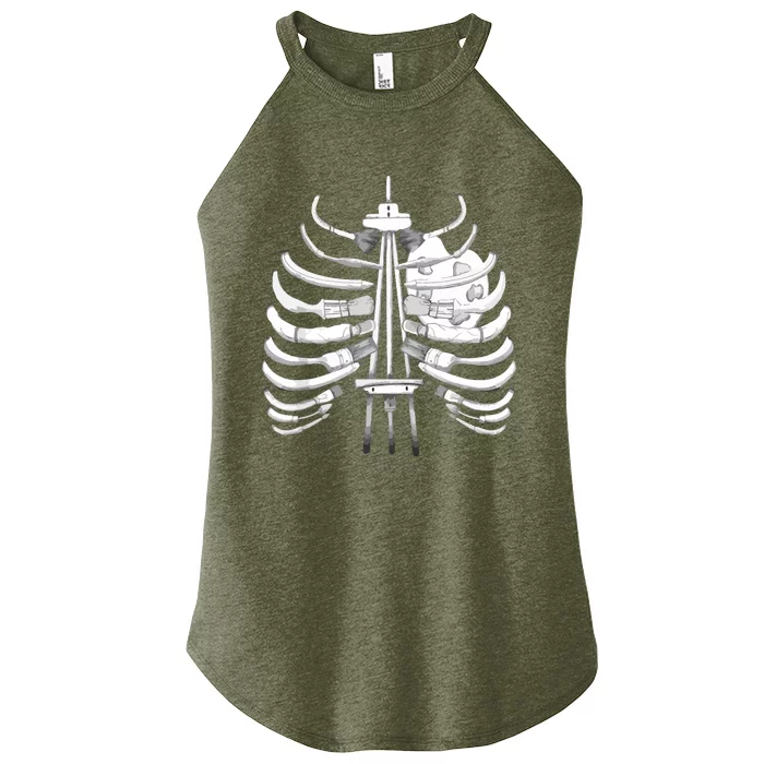 Art Bones Art I Can Feel It In My Bones! Women’s Perfect Tri Rocker Tank