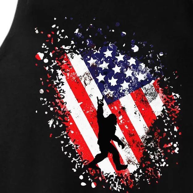 American Bigfoot Ladies Tri-Blend Wicking Tank