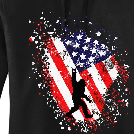 American Bigfoot Women's Pullover Hoodie