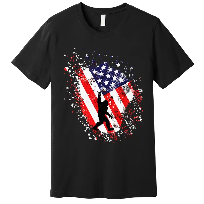 American Bigfoot Premium T-Shirt