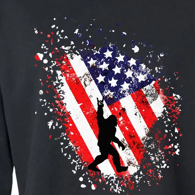 American Bigfoot Cropped Pullover Crew