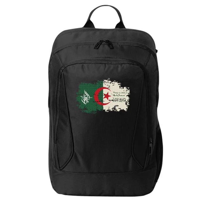 Algeria blood Algeria is my country City Backpack