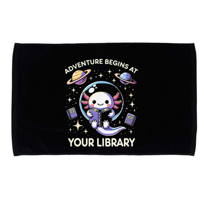 Adventure Begins At Your Library Summer Reading Program 2024 Microfiber Hand Towel