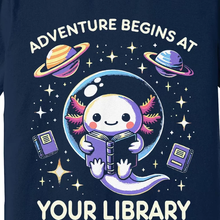 Adventure Begins At Your Library Summer Reading Program 2024 Premium T-Shirt