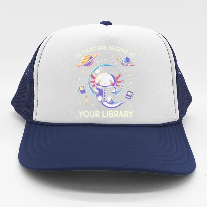 Adventure Begins At Your Library Summer Reading Program 2024 Trucker Hat