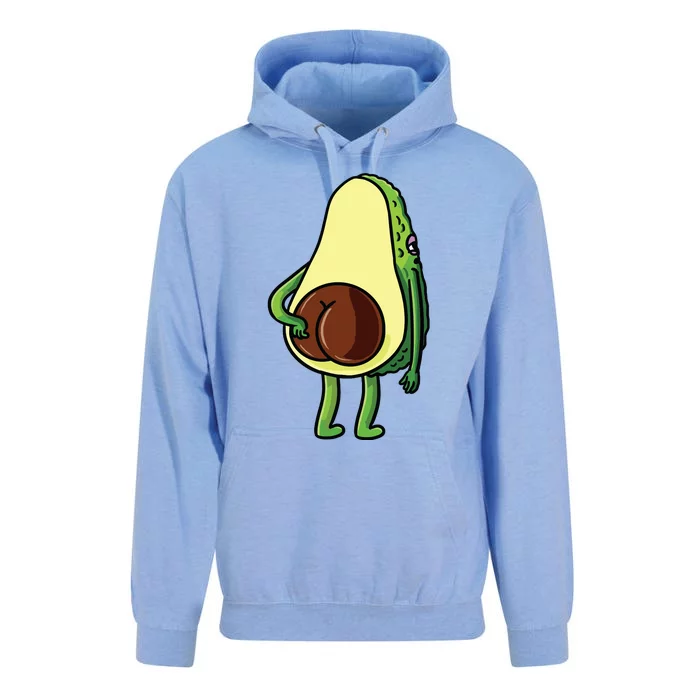 Avocado Butt Avocado Lover Cute Unisex Surf Hoodie