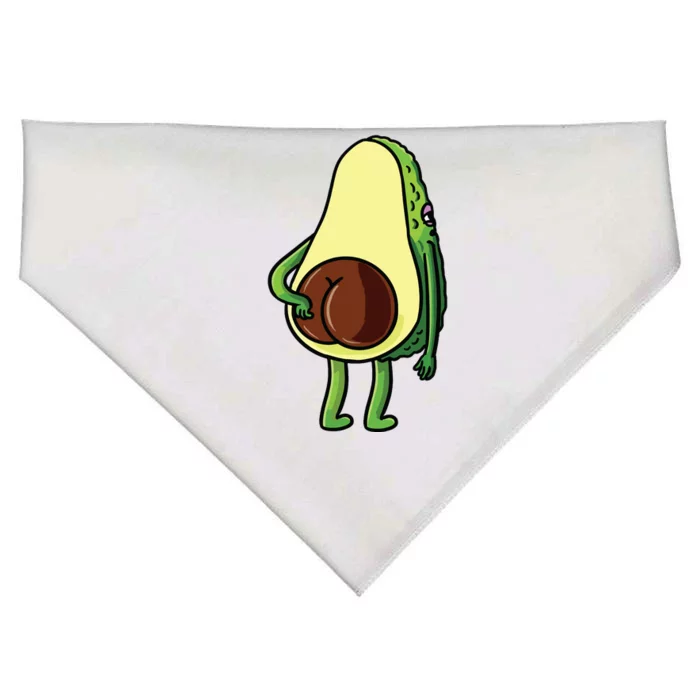 Avocado Butt Avocado Lover Cute USA-Made Doggie Bandana