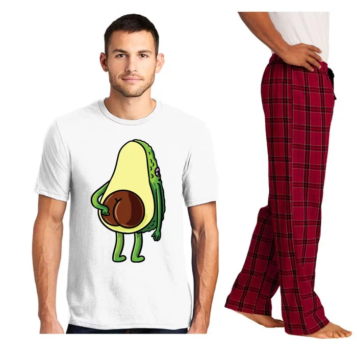 Avocado Butt Avocado Lover Cute Pajama Set