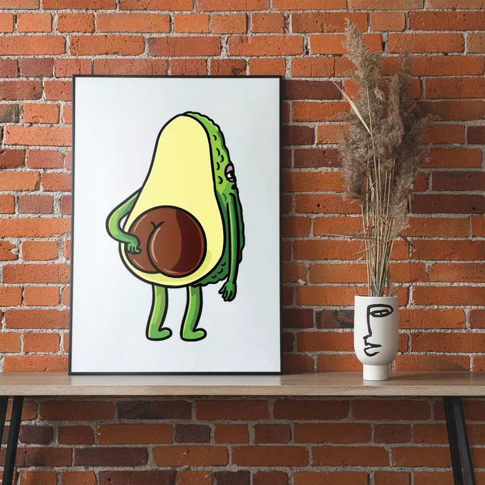 Avocado Butt Avocado Lover Cute Poster