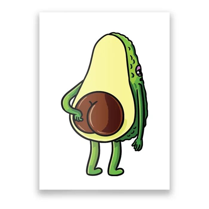 Avocado Butt Avocado Lover Cute Poster