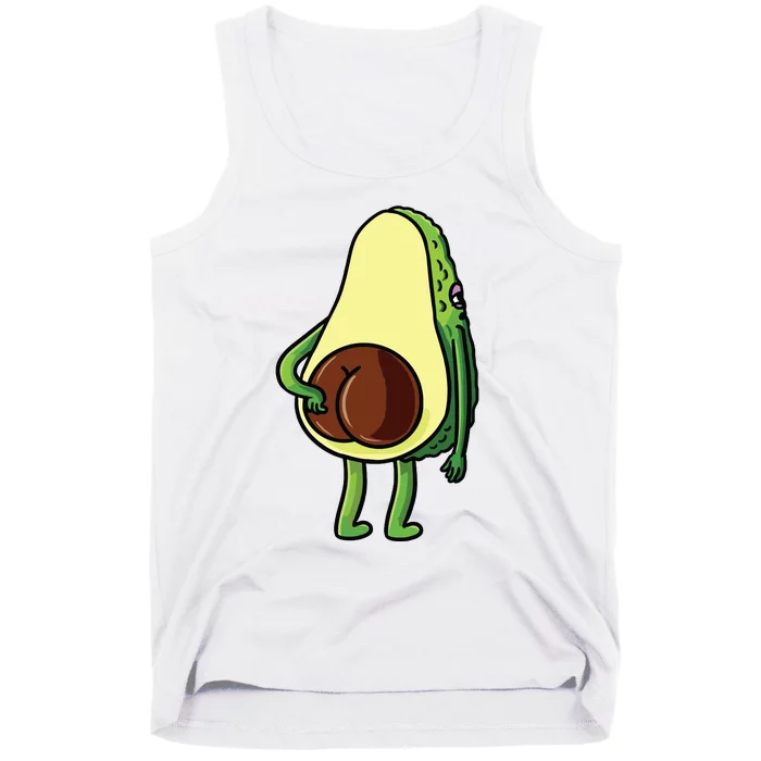 Avocado Butt Avocado Lover Cute Tank Top