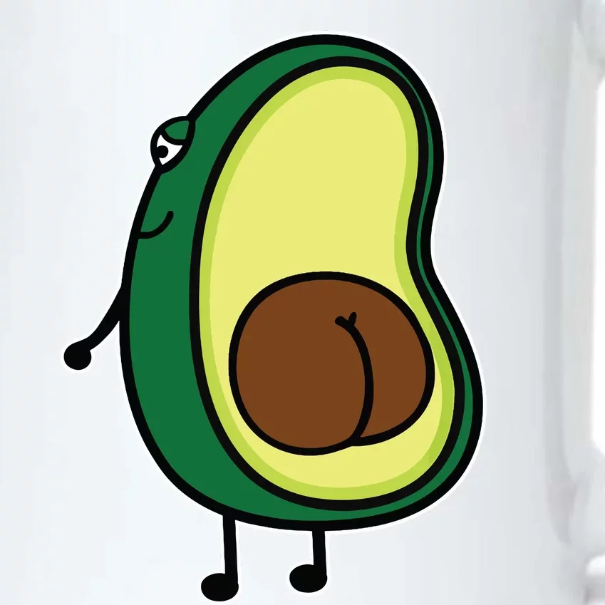 Avocado Butt Black Color Changing Mug