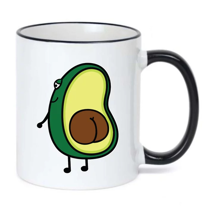 Avocado Butt Black Color Changing Mug