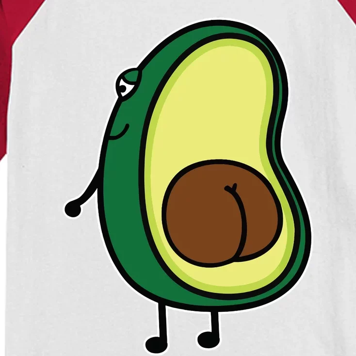 Avocado Butt Kids Colorblock Raglan Jersey