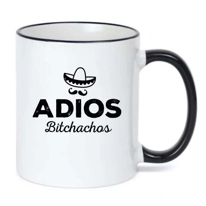 Adios Bitchachos Black Color Changing Mug