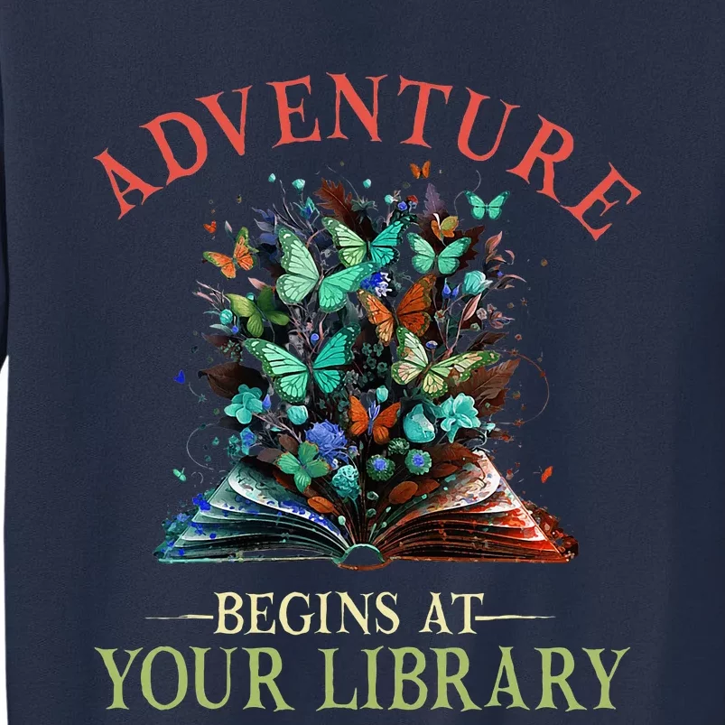 Adventure Begins At Your Library Summer Reading 2024 Flowers Sweatshirt