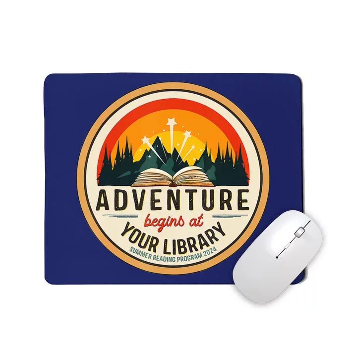 Adventure Begins At Your Library Summer Reading 2024 Mousepad