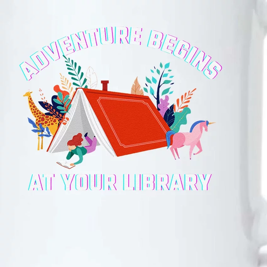 Adventure Begins At Your Library Summer Reading 2024 Black Color Changing Mug