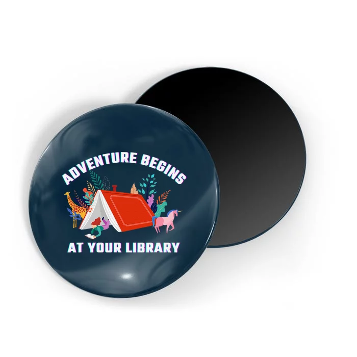 Adventure Begins At Your Library Summer Reading 2024 Magnet