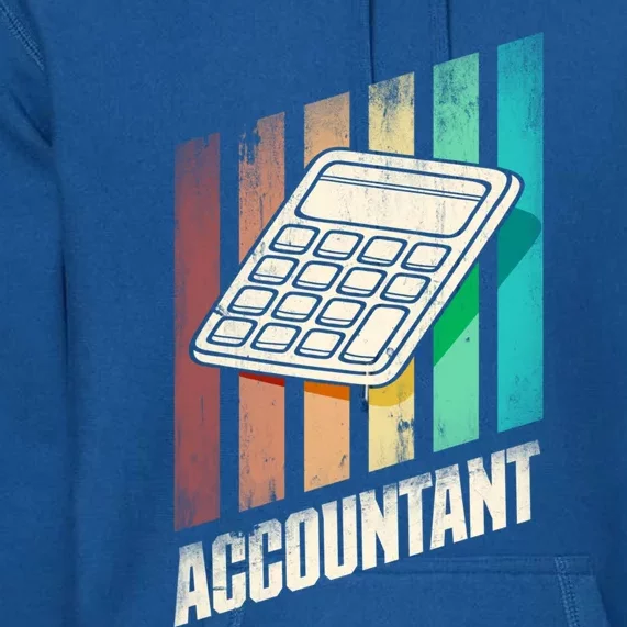 Accountant Bookkeeper Accounting Bookkeeping Gift Premium Hoodie