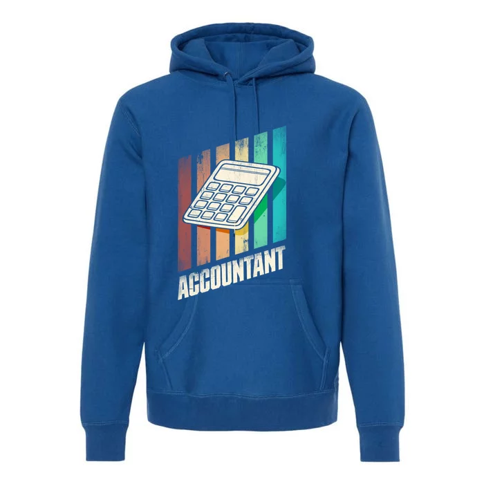 Accountant Bookkeeper Accounting Bookkeeping Gift Premium Hoodie