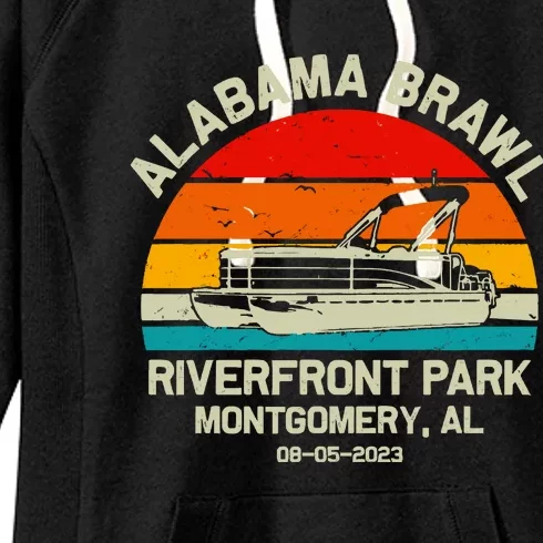 Alabama Brawl At Riverfront Park In Montgomery Alabama Women's Fleece Hoodie