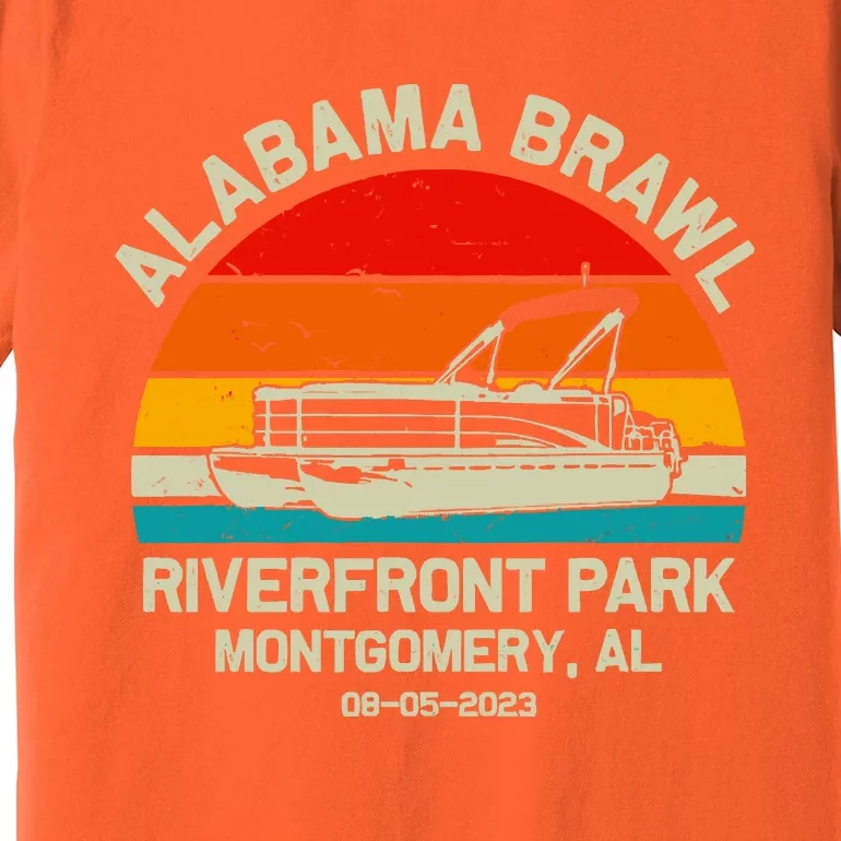 Alabama Brawl At Riverfront Park In Montgomery Alabama Premium T-Shirt