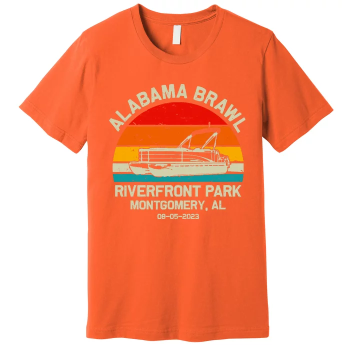 Alabama Brawl At Riverfront Park In Montgomery Alabama Premium T-Shirt