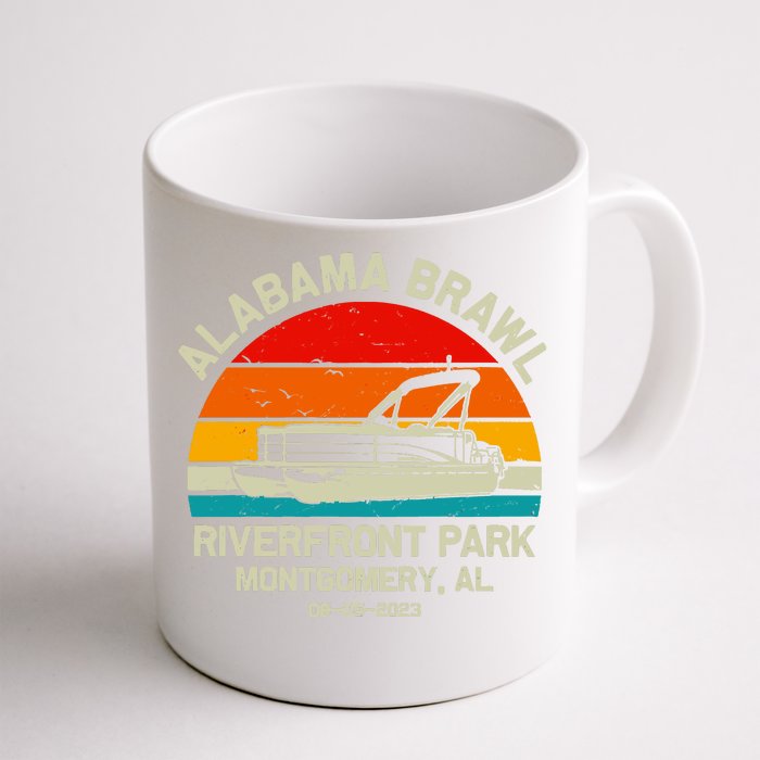 Alabama Brawl At Riverfront Park In Montgomery Alabama Front & Back Coffee Mug