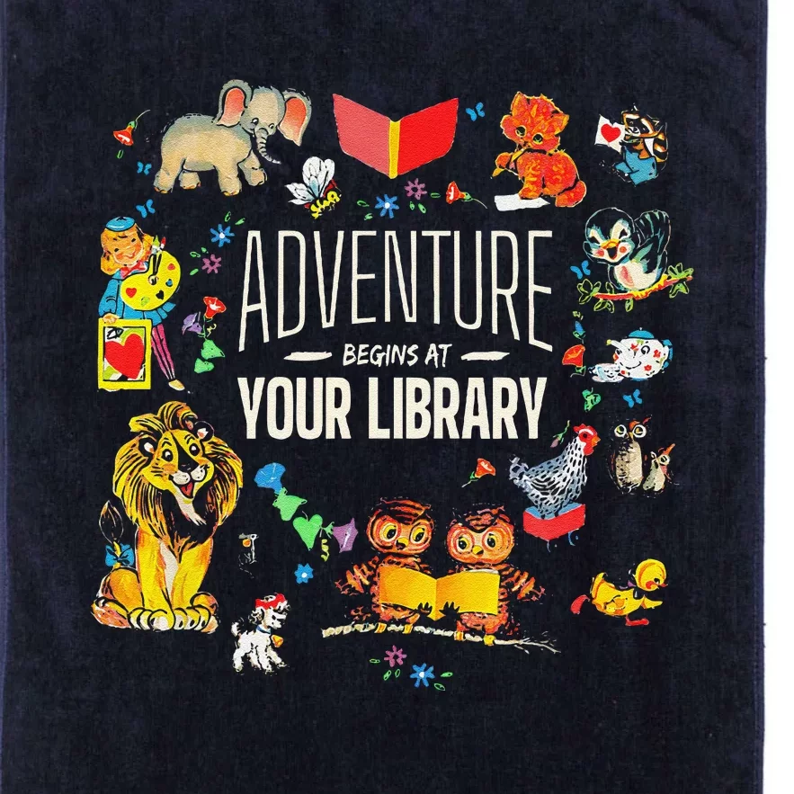 Adventure Begins At Your Library Summer Reading 2024 Animals Platinum Collection Golf Towel