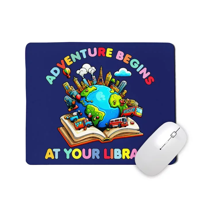 Adventure Begins At Your Library Summer Reading 2024 Earth Mousepad