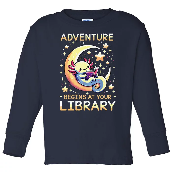 Adventure Begins At Your Library Summer Reading Program 2024 Toddler Long Sleeve Shirt