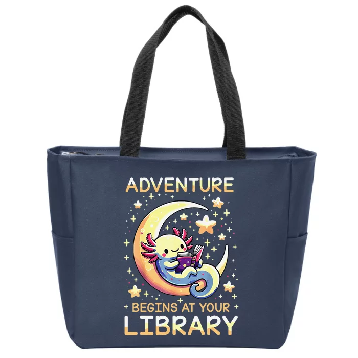 Adventure Begins At Your Library Summer Reading Program 2024 Zip Tote Bag